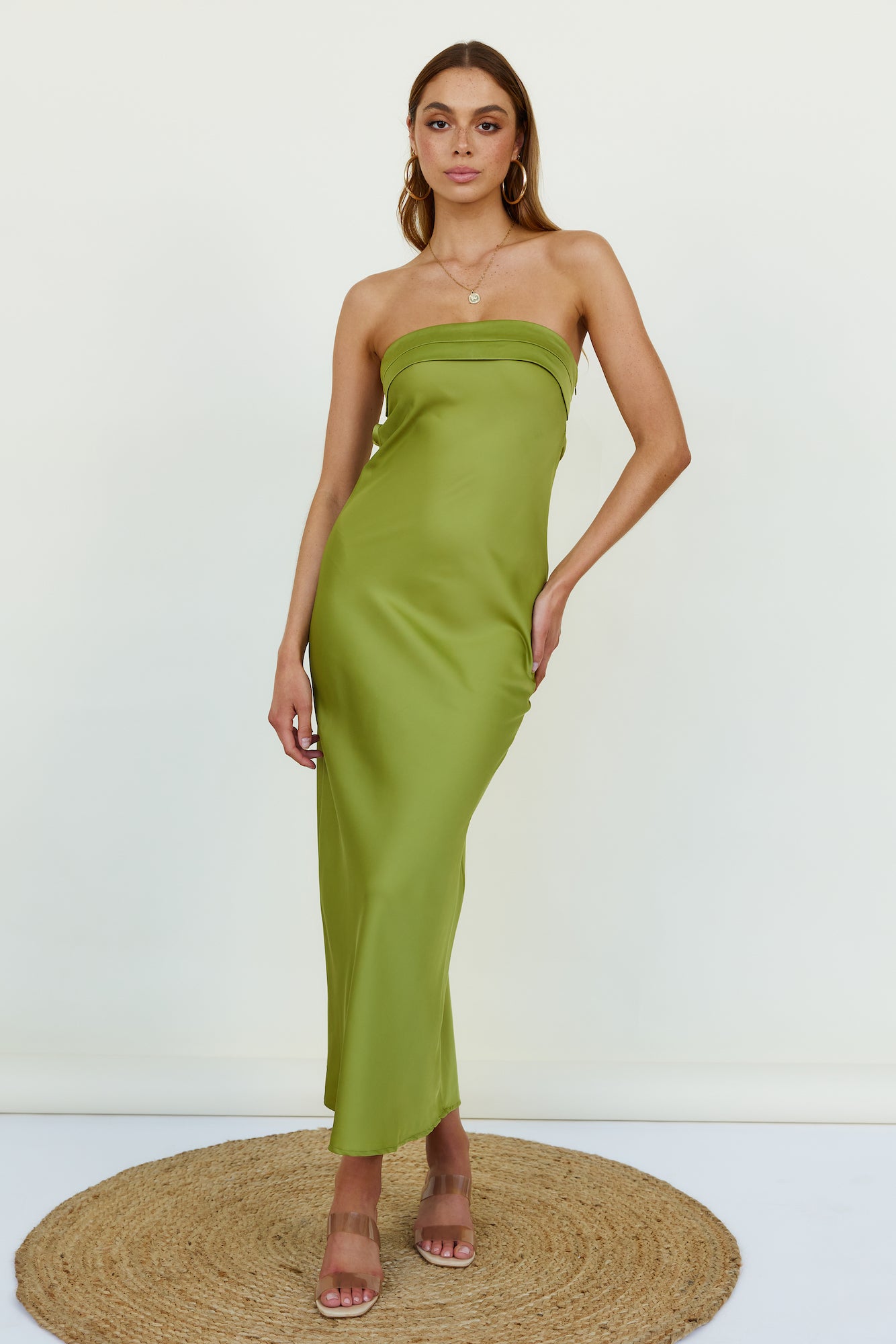 My Dear Maxi Dress Green-Seaa Fashion