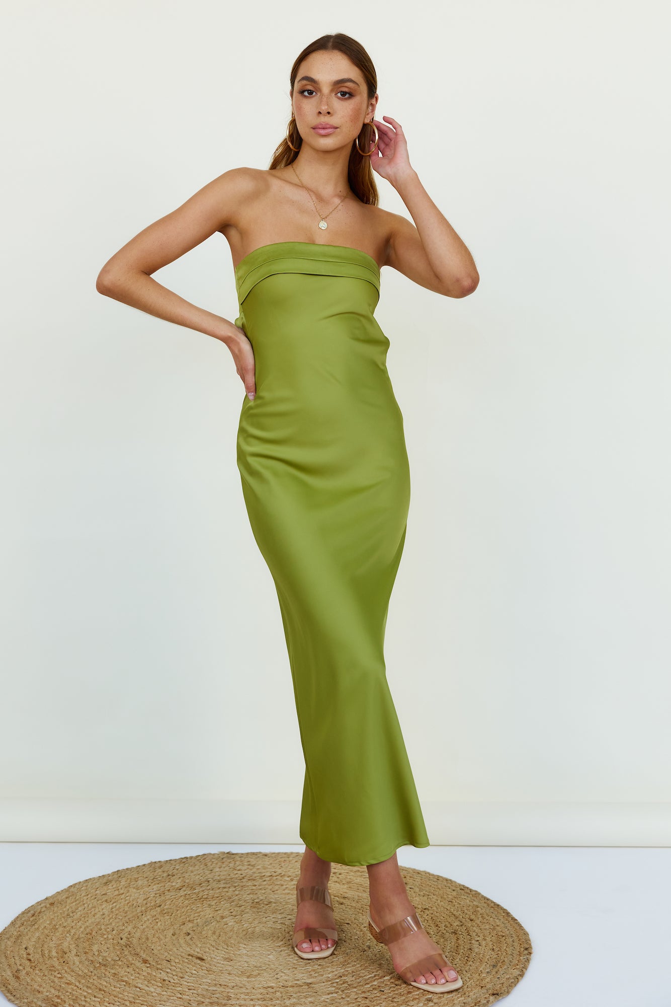My Dear Maxi Dress Green-Seaa Fashion