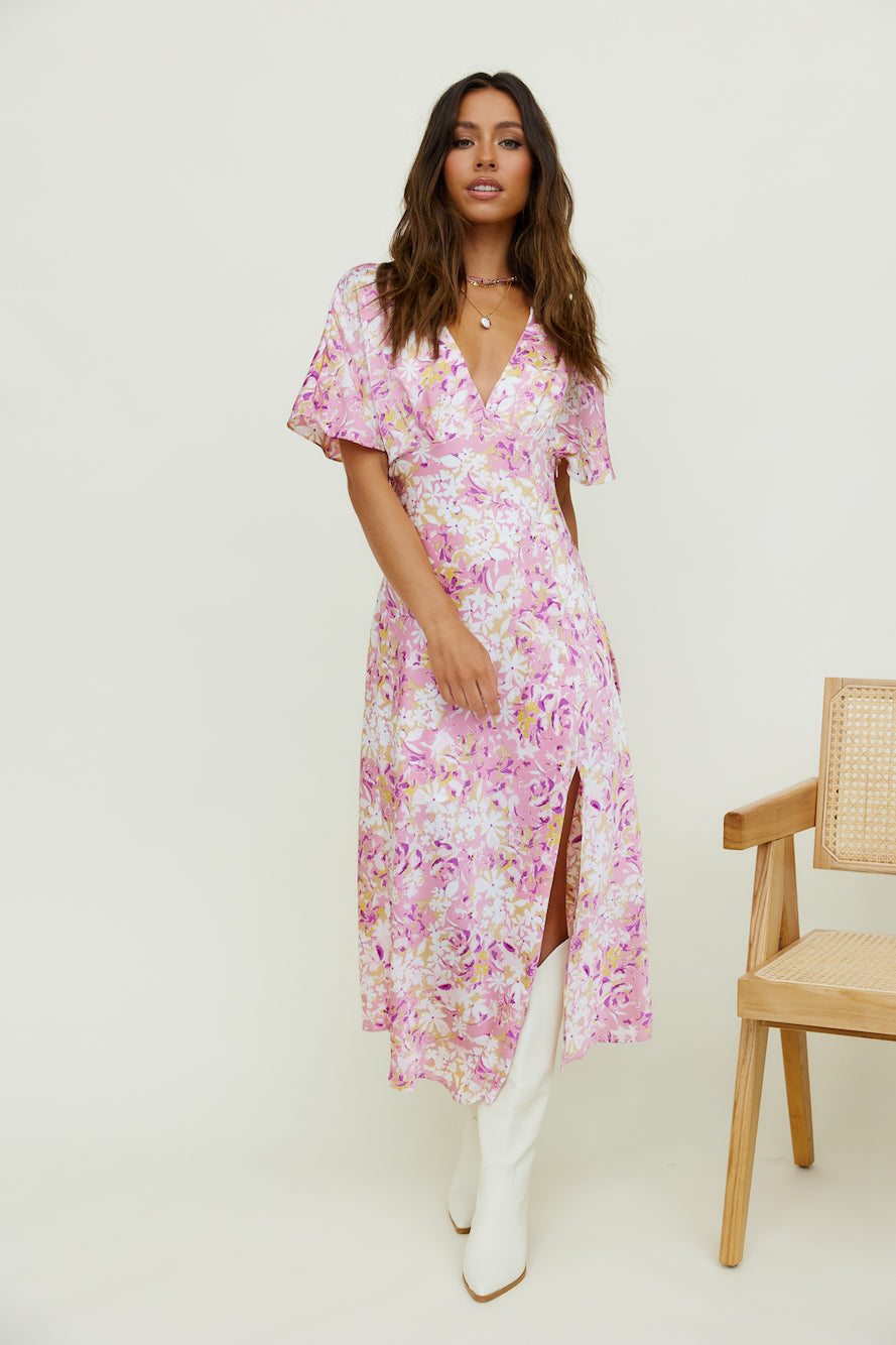 Tulipa Midi Dress Floral-Seaa Fashion
