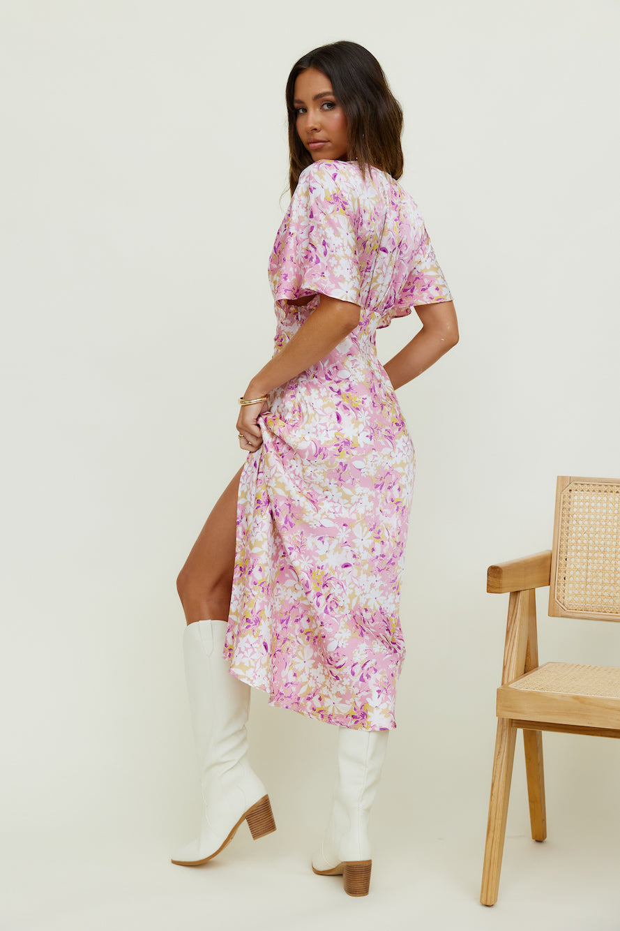 Tulipa Midi Dress Floral-Seaa Fashion