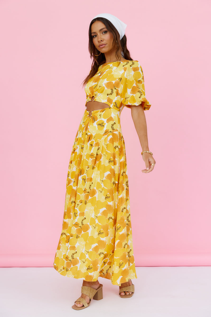 Summer Breeze Maxi Dress Yellow-Seaa Fashion