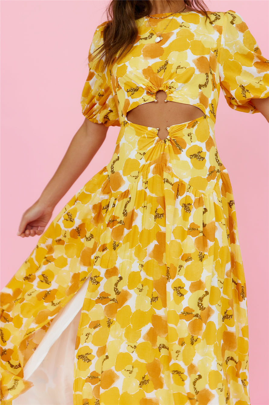 Summer Breeze Maxi Dress Yellow-Seaa Fashion