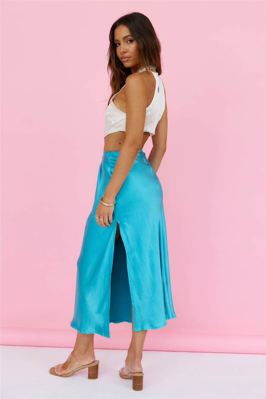 Abstract Ideas Maxi Dress Blue-Seaa Fashion