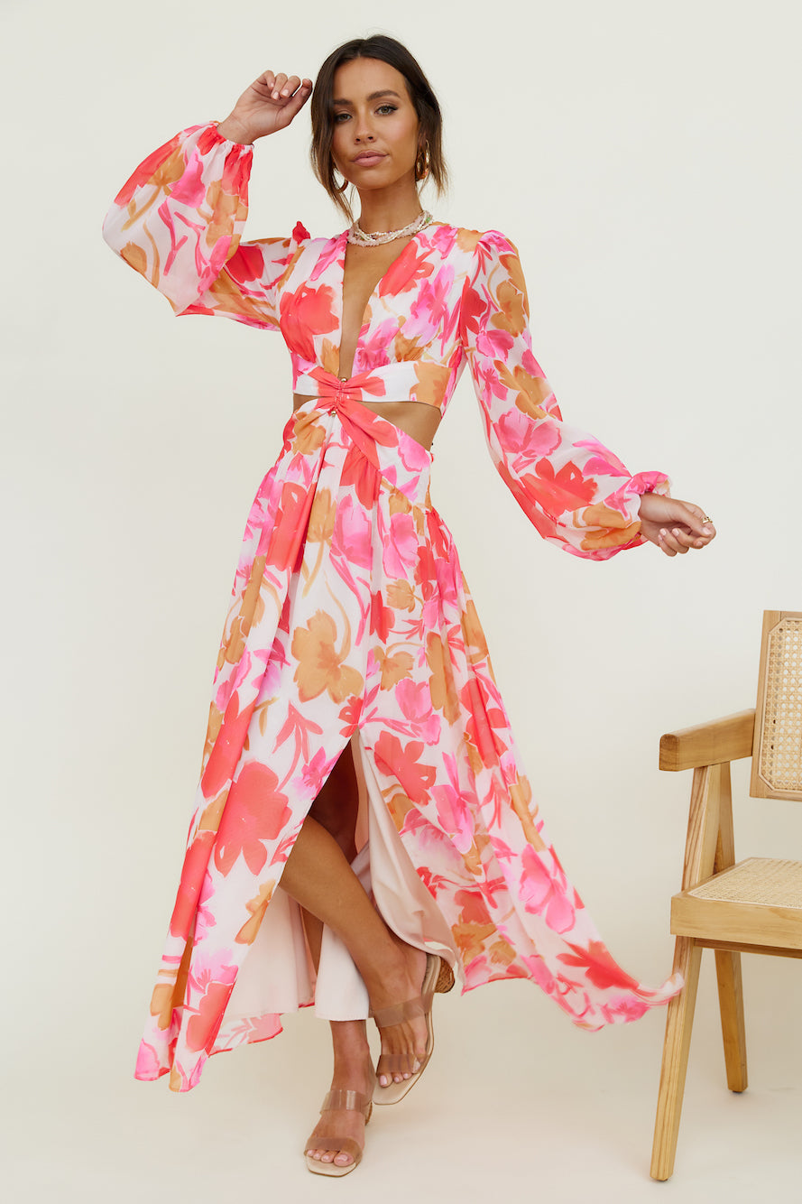 Iris Pairings Maxi Dress Floral-Seaa Fashion