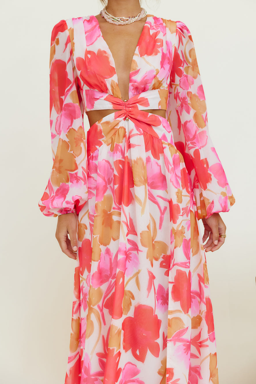 Iris Pairings Maxi Dress Floral-Seaa Fashion