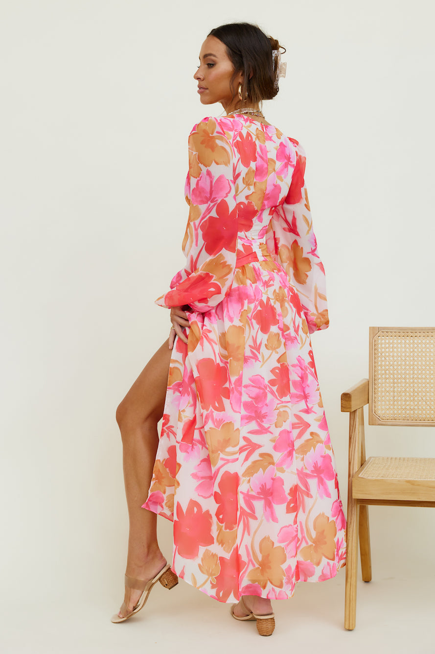 Iris Pairings Maxi Dress Floral-Seaa Fashion