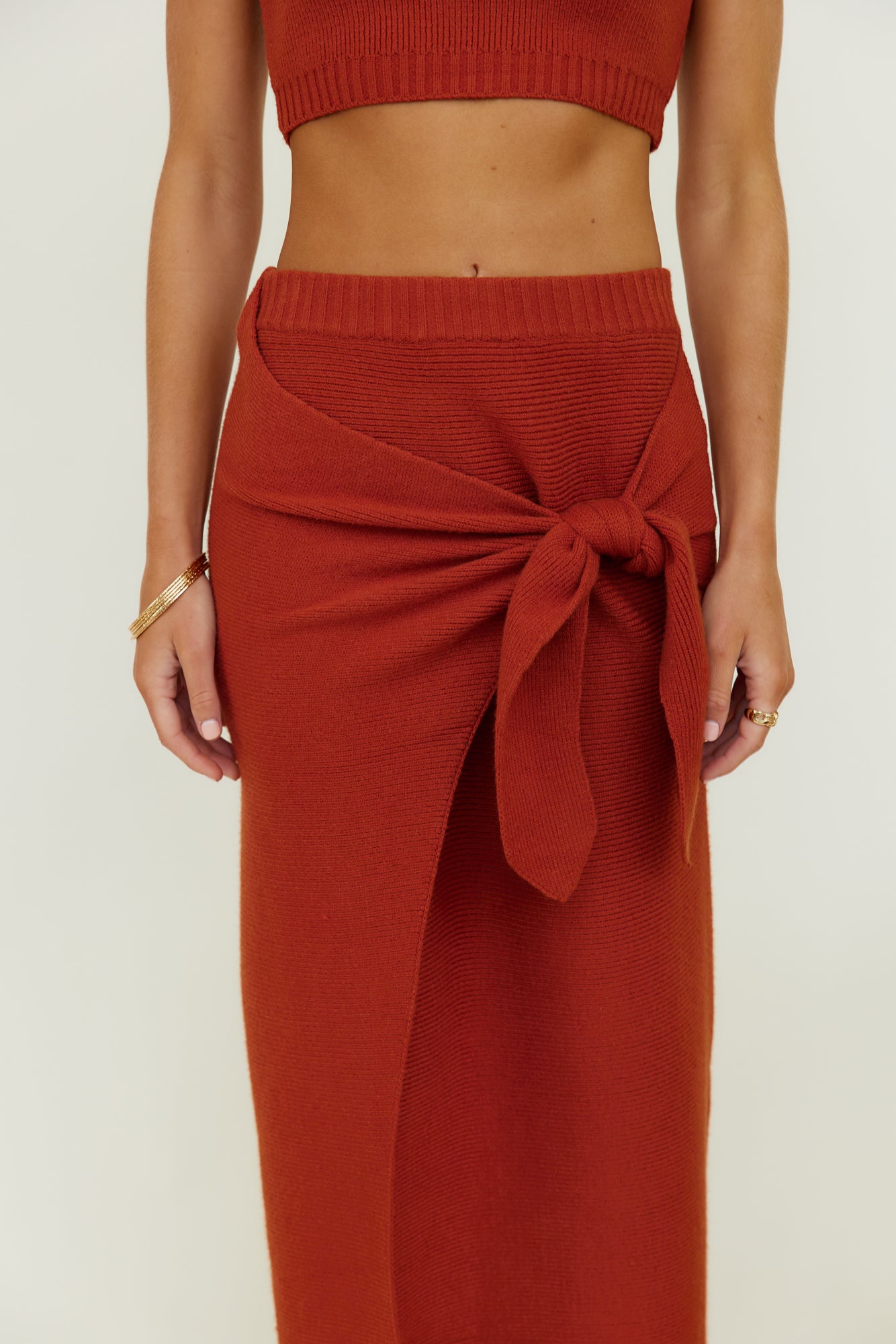 Desert Noon Crop Top Rust-Seaa Fashion
