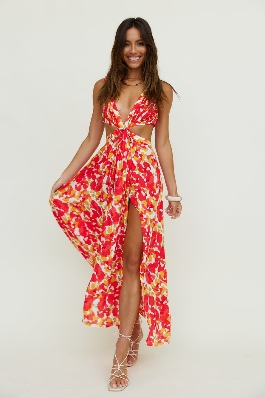In Spring Maxi Dress Floral-Seaa Fashion