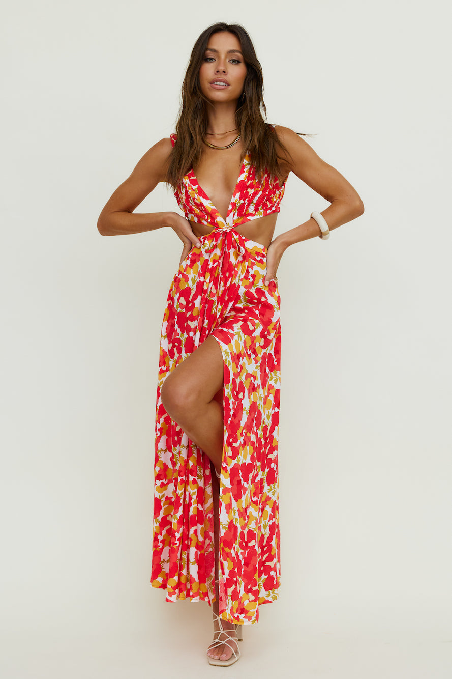 In Spring Maxi Dress Floral-Seaa Fashion