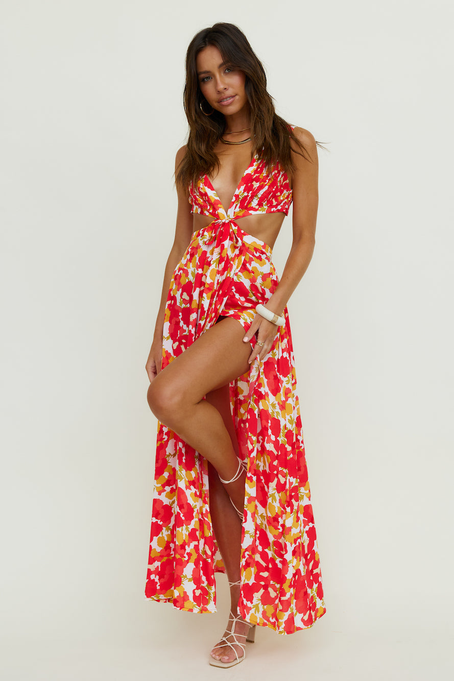 In Spring Maxi Dress Floral-Seaa Fashion