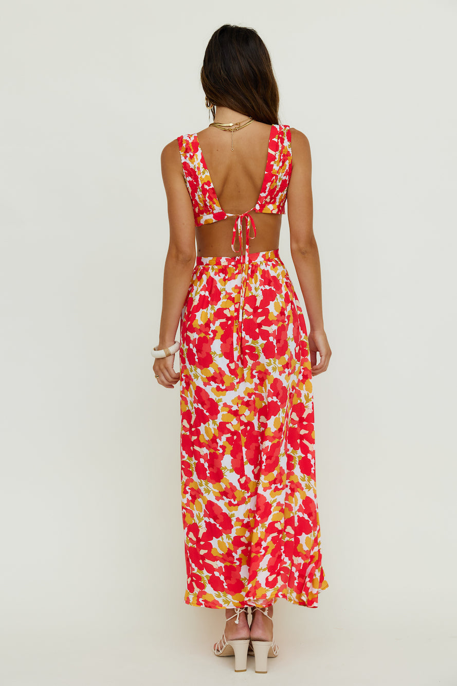 In Spring Maxi Dress Floral-Seaa Fashion