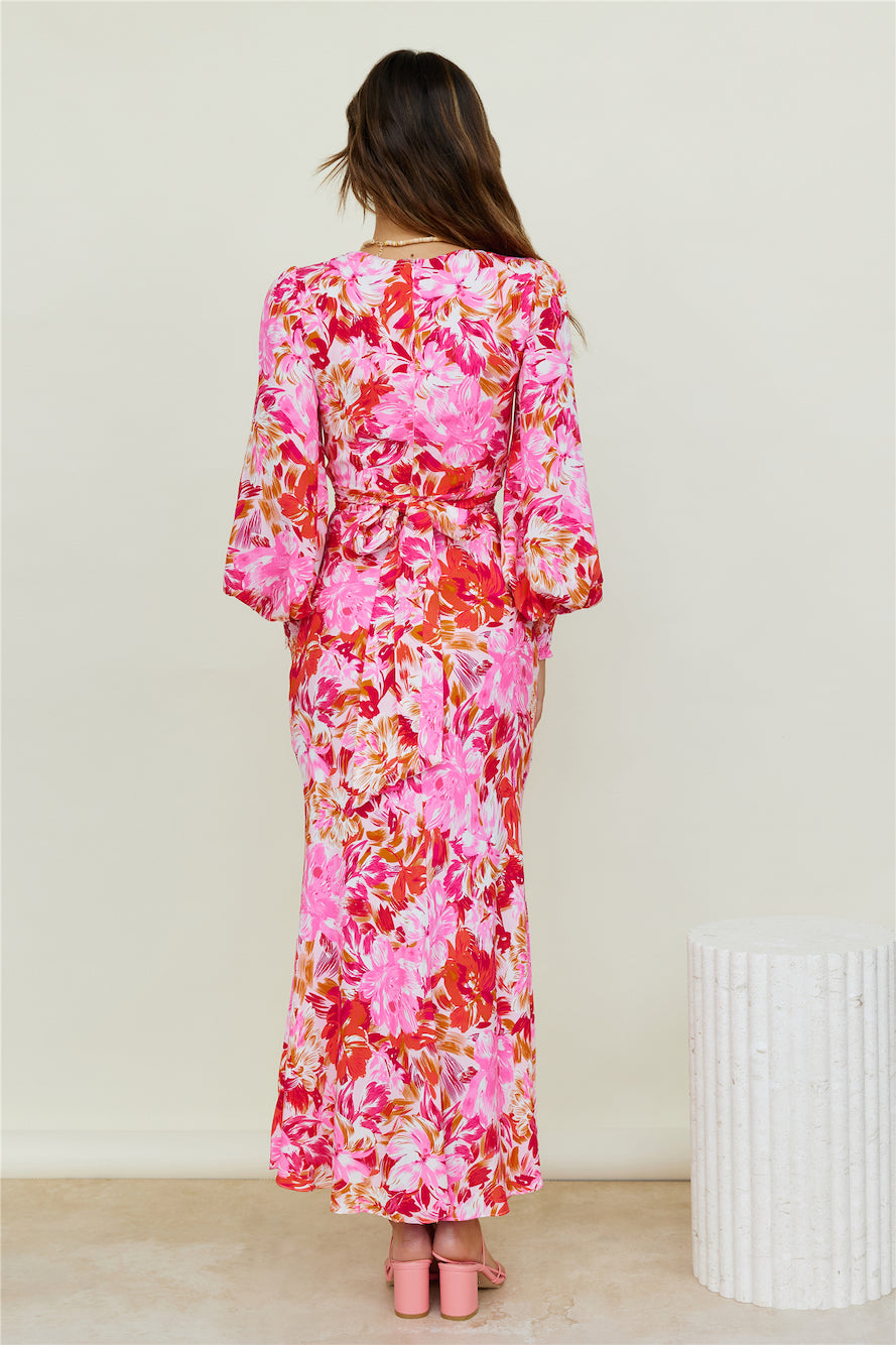 Starry Night Maxi Dress Pink-Seaa Fashion