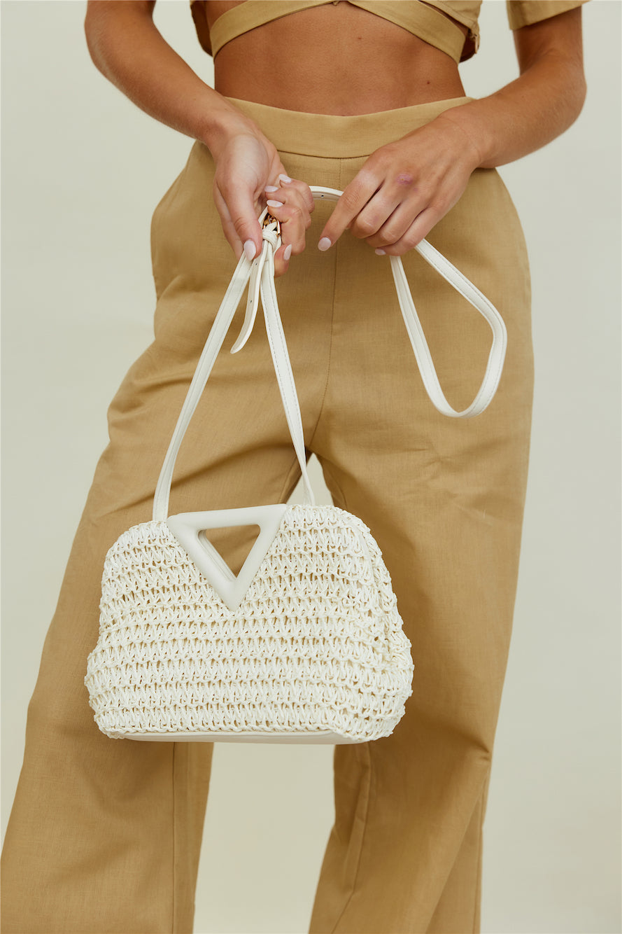BILLINI Kylee Cross Body Bag Bone Crochet-Seaa Fashion