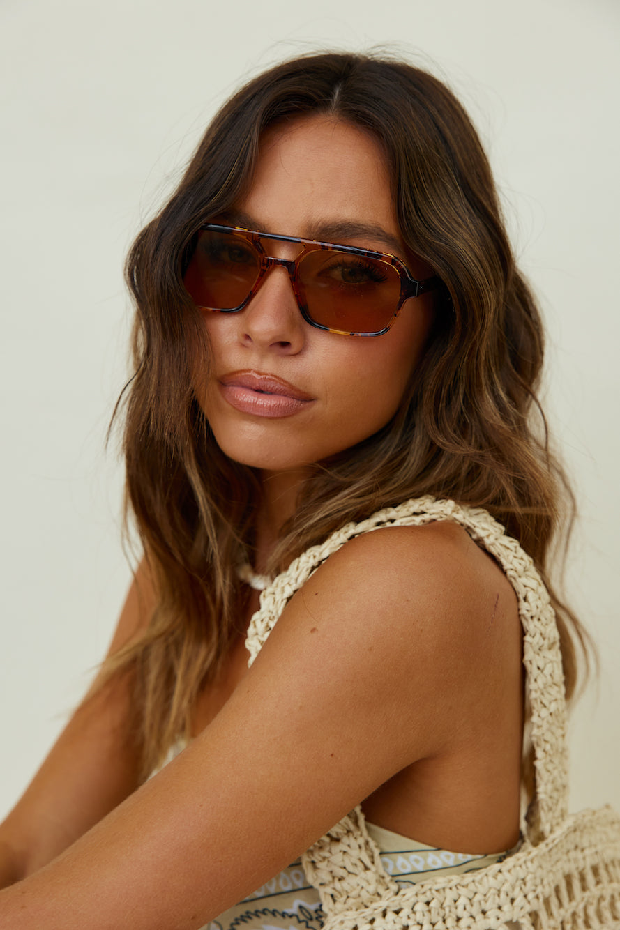 REALITY Tomorrowland Sunglasses Honey Turtle-Seaa Fashion
