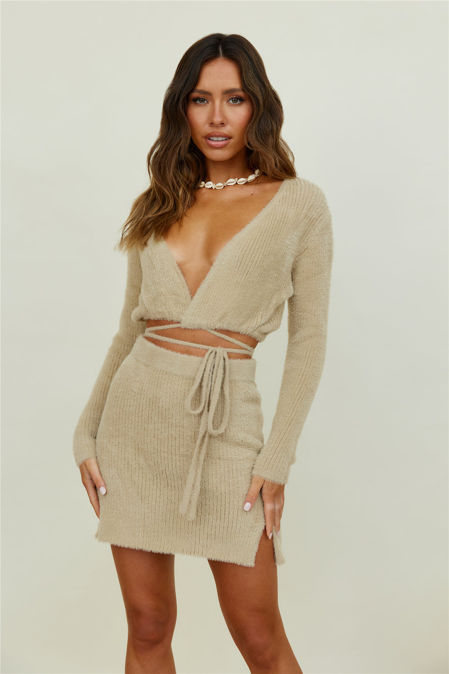 Purified Crop Top Camel-Seaa Fashion