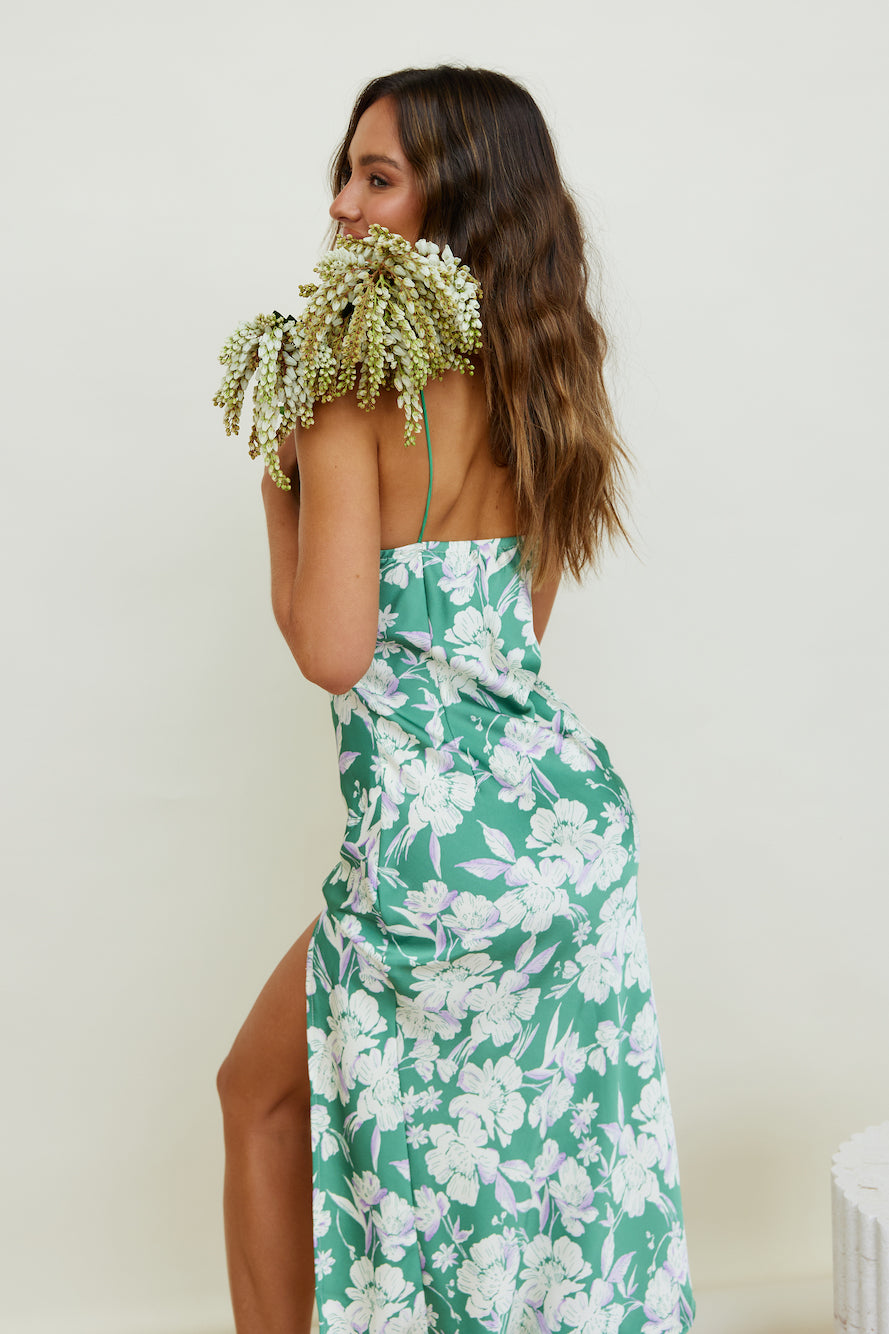 Dreaming Big Maxi Dress Green-Seaa Fashion