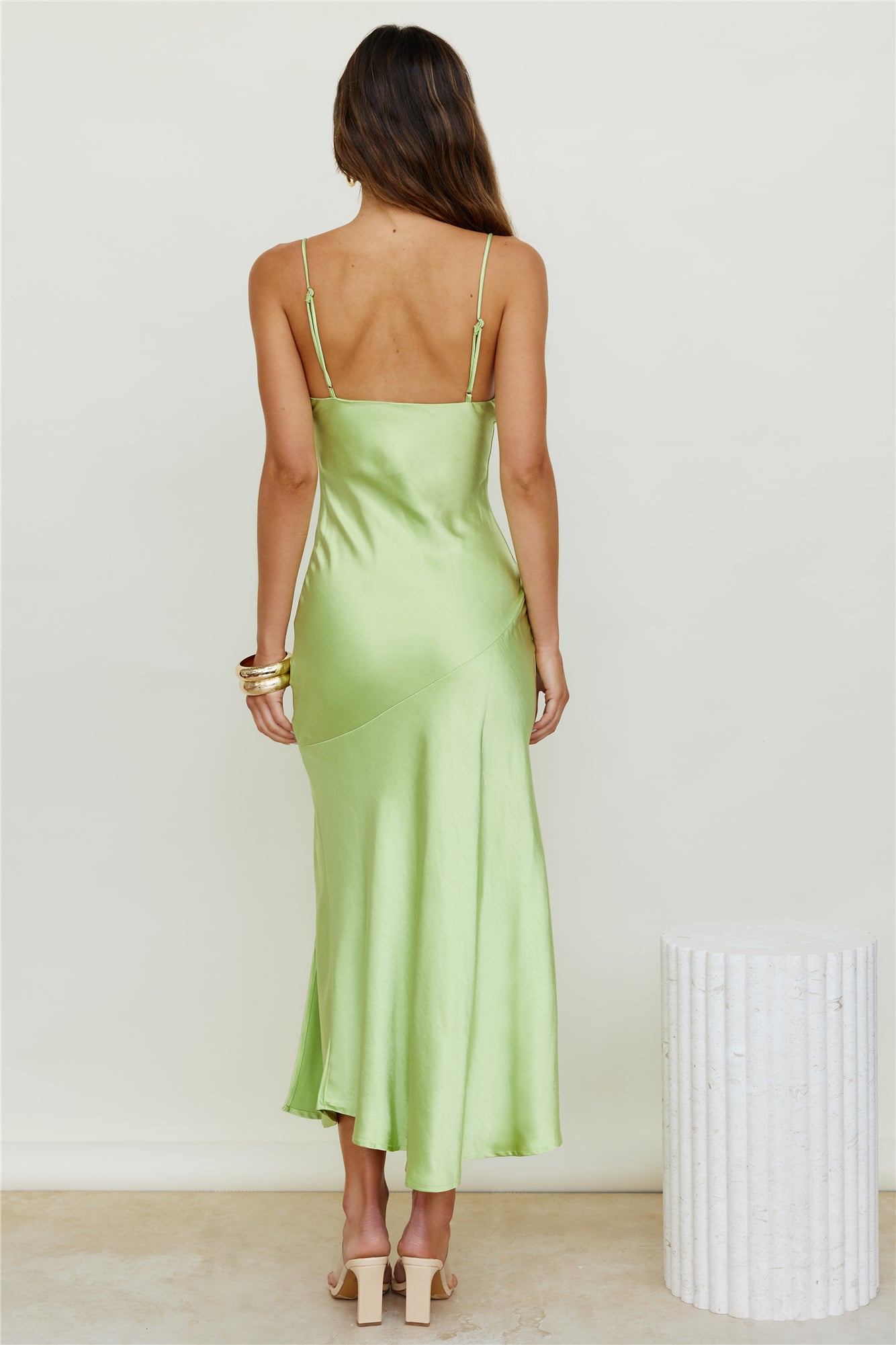 Burning Bright Maxi Dress Green-Seaa Fashion