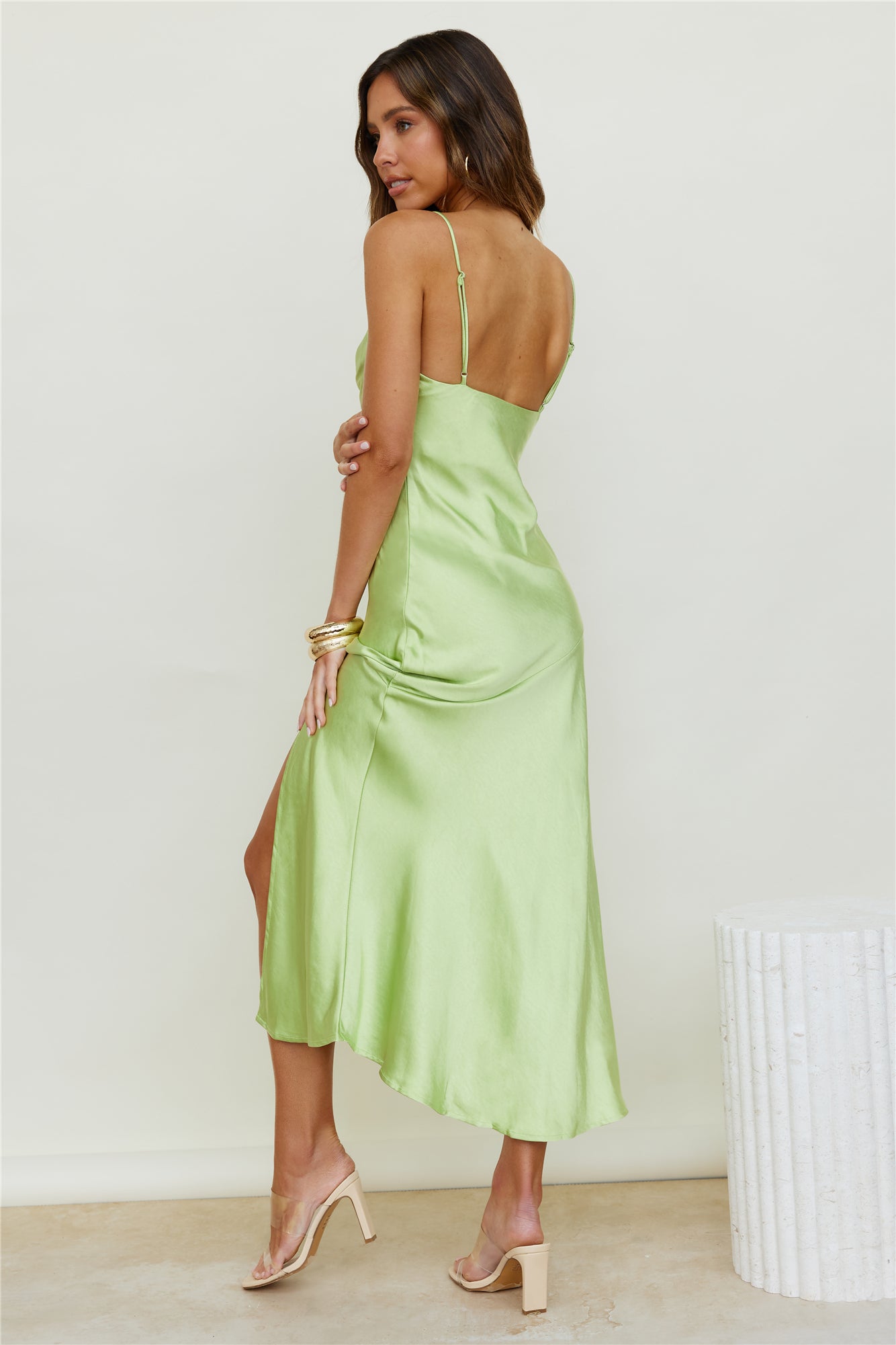 Burning Bright Maxi Dress Green-Seaa Fashion