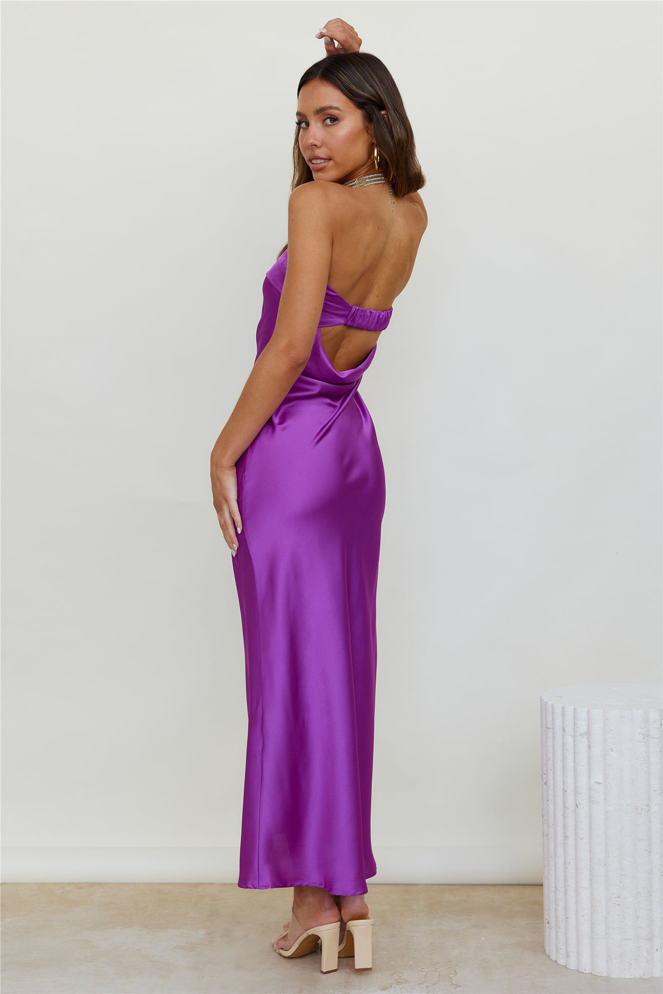 Acadia Maxi Dress Purple-Seaa Fashion