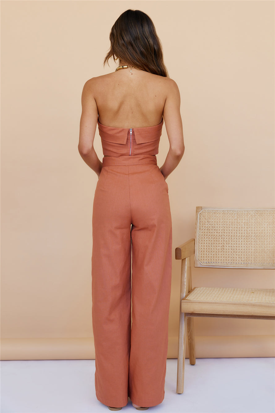 In Hindsight Pants Rust-Seaa Fashion