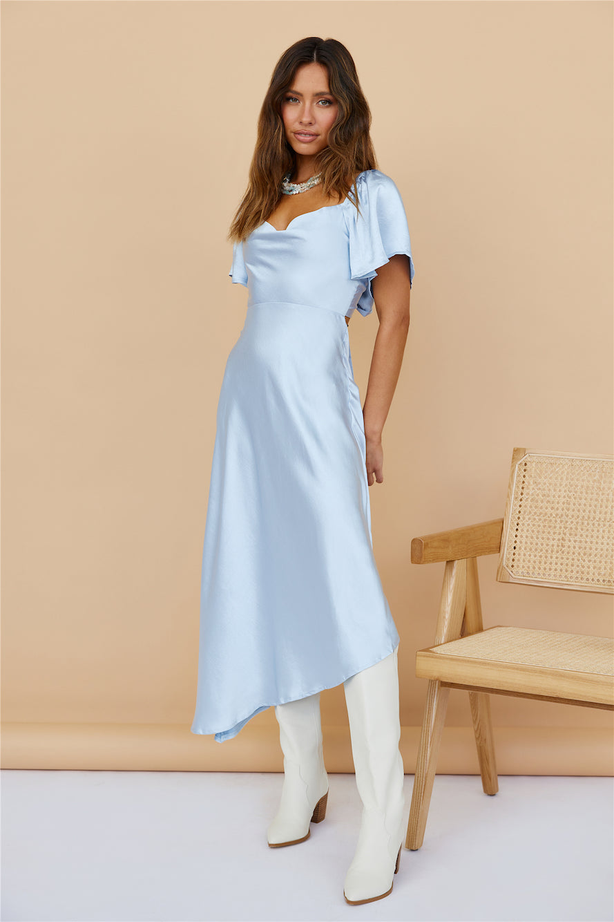 Airie Maxi Dress Steel Blue-Seaa Fashion