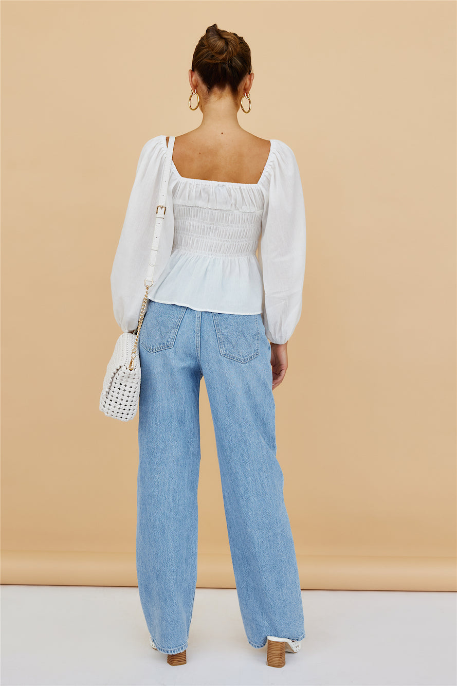 WRANGLER Bella Baggy Jeans Navigate-Seaa Fashion
