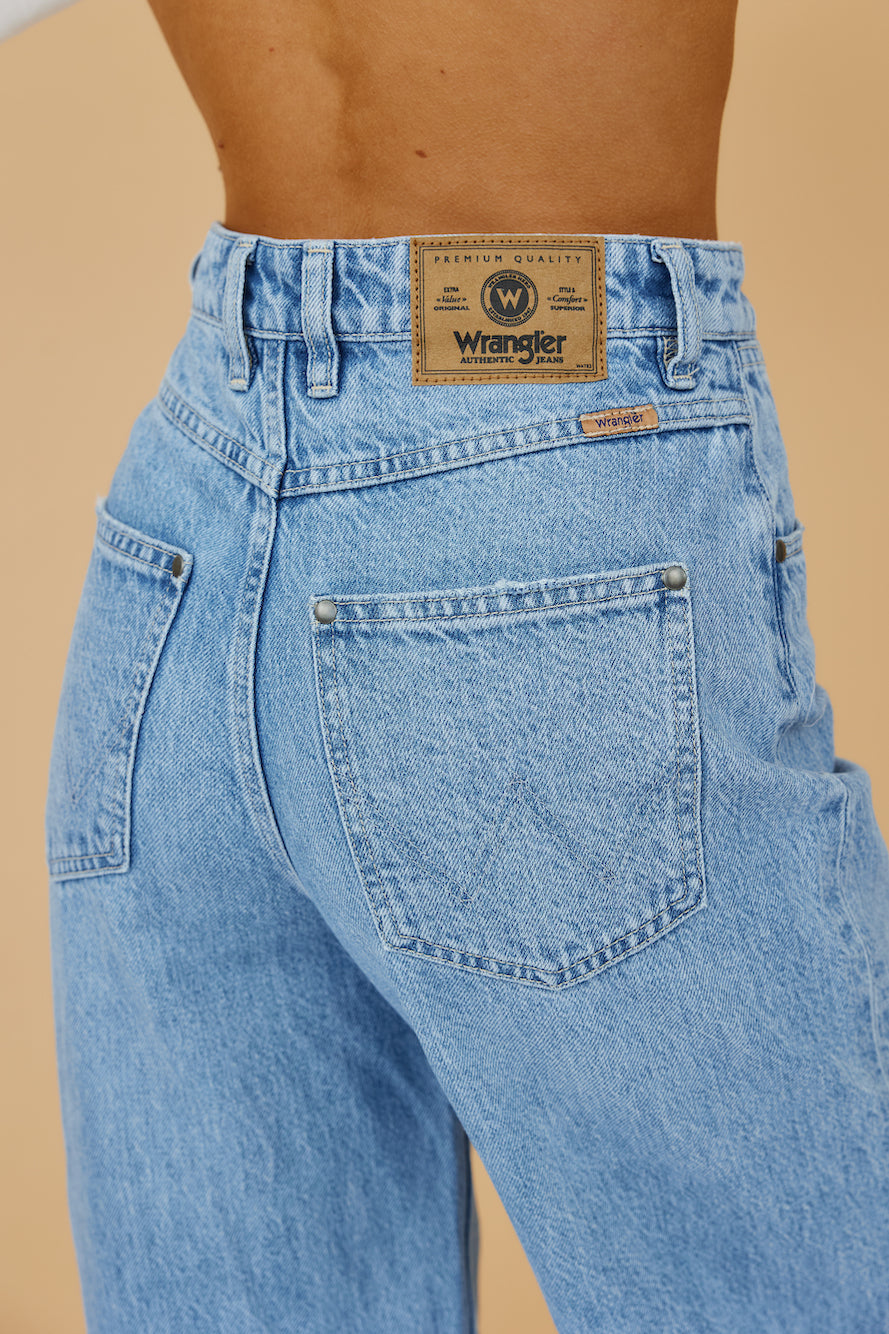 WRANGLER Bella Baggy Jeans Navigate-Seaa Fashion