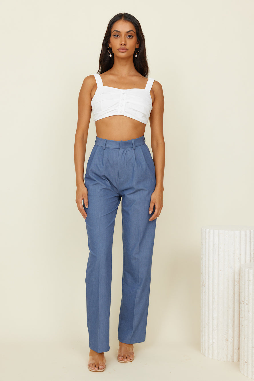 Twin Flame Pants Blue-Seaa Fashion