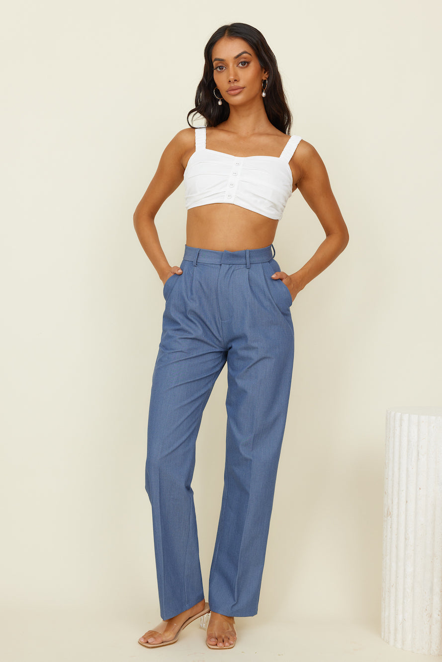Twin Flame Pants Blue-Seaa Fashion
