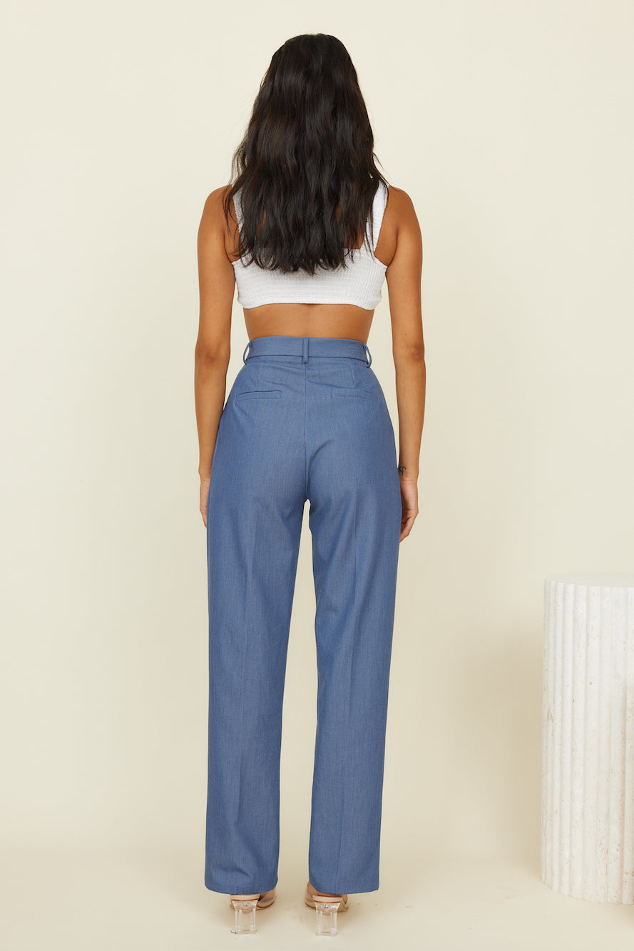 Twin Flame Pants Blue-Seaa Fashion