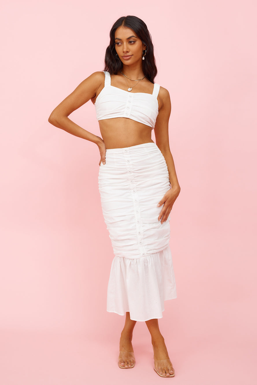 Yours Truely Crop Top White-Seaa Fashion