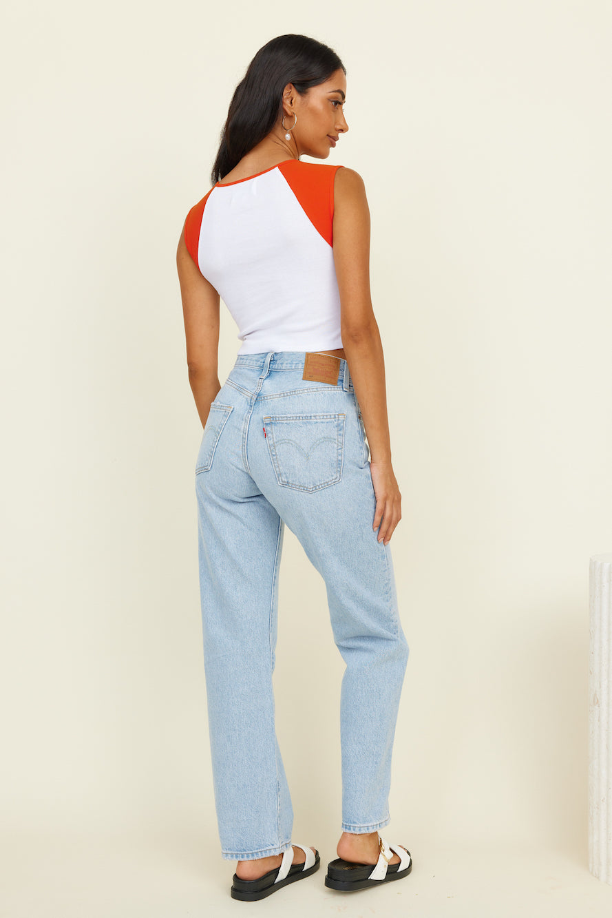 LEVI'S 501® '90's Jeans Light Indigo Worn In-Seaa Fashion