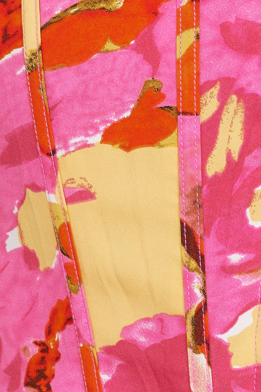 Glowing Sun Crop Top Pink-Seaa Fashion