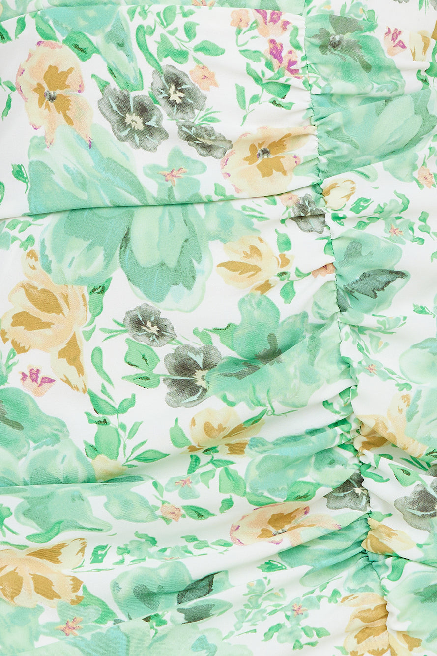 Under The Clouds Midi Dress Green-Seaa Fashion