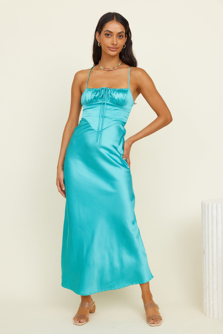 Moonlit Wanders Maxi Dress Aqua-Seaa Fashion
