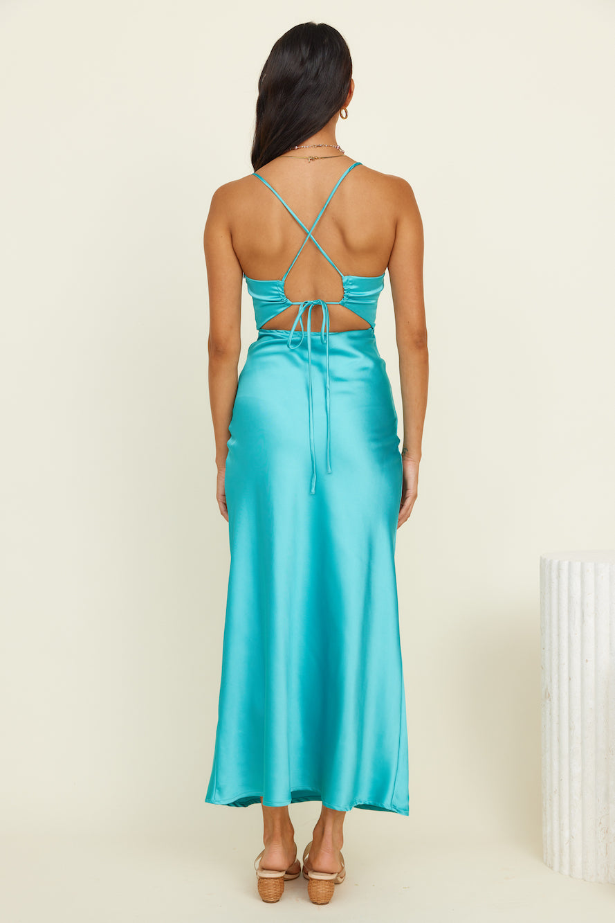 Moonlit Wanders Maxi Dress Aqua-Seaa Fashion