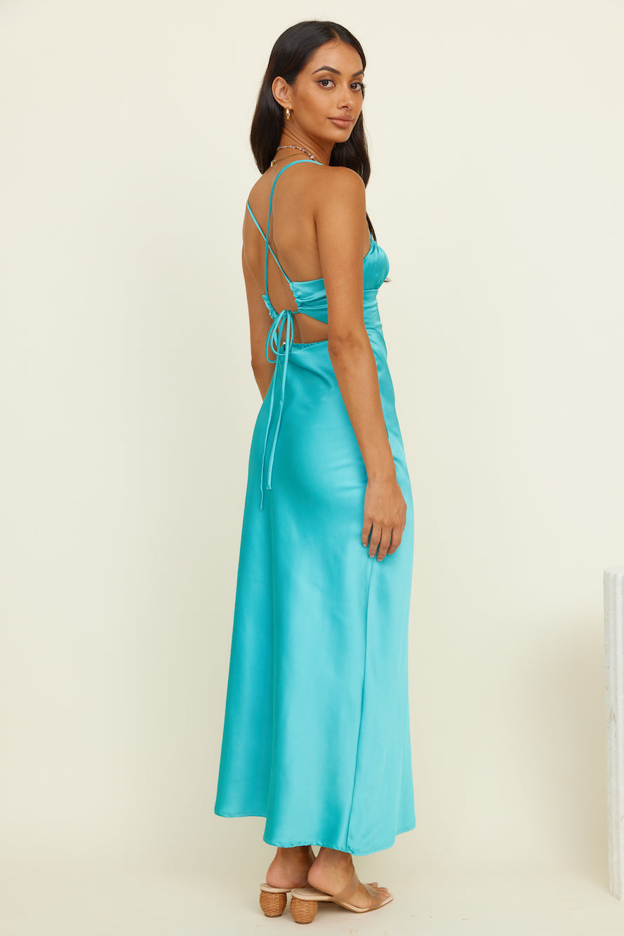 Moonlit Wanders Maxi Dress Aqua-Seaa Fashion