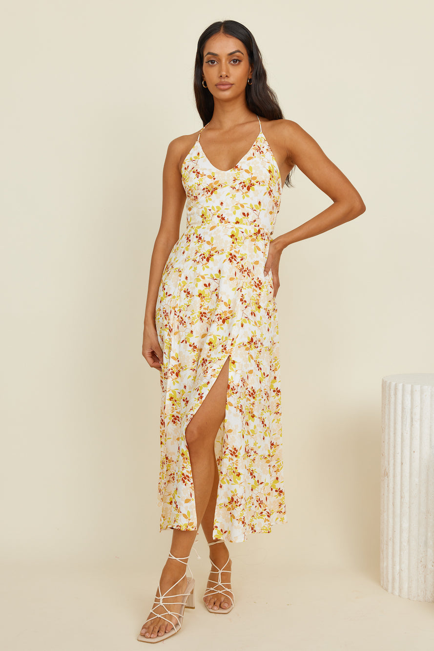 Adore You Maxi Dress Yellow-Seaa Fashion