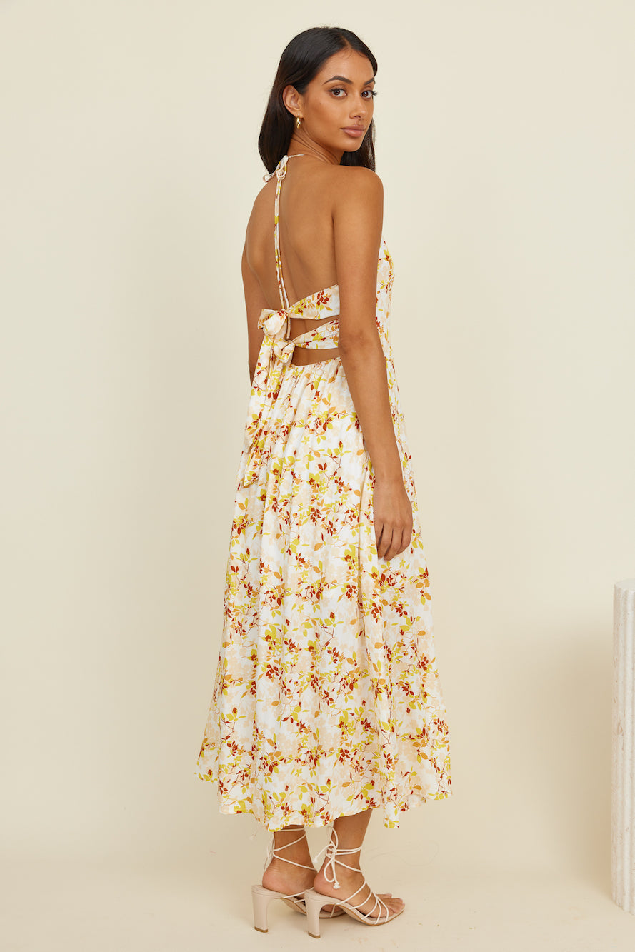 Adore You Maxi Dress Yellow-Seaa Fashion