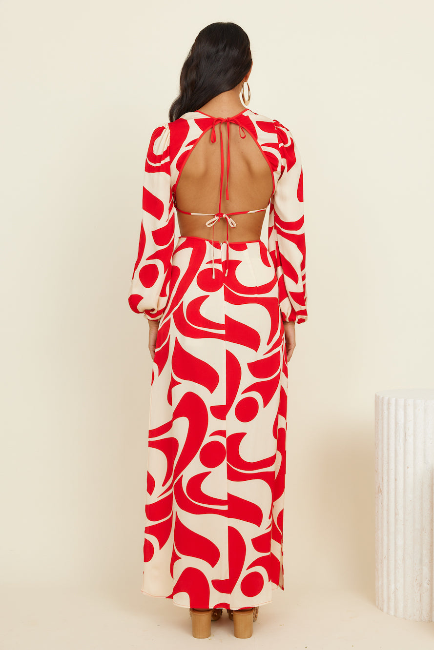 THE WOLF GANG Orella Cut Out Maxi Dress-Seaa Fashion