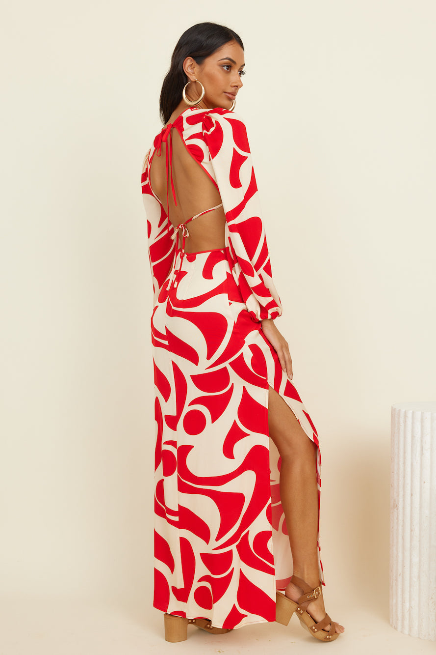 THE WOLF GANG Orella Cut Out Maxi Dress-Seaa Fashion