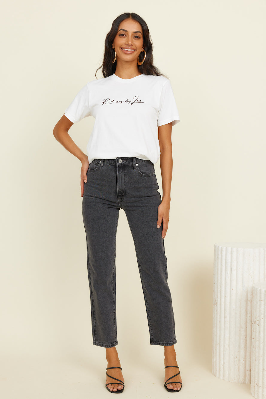 ABRAND A94 High Slim Jean Erica Vintage Black-Seaa Fashion