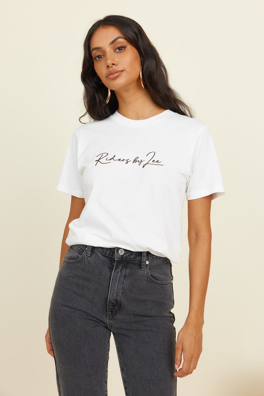 RIDERS BY LEE Classic Tee Vintage White-Seaa Fashion