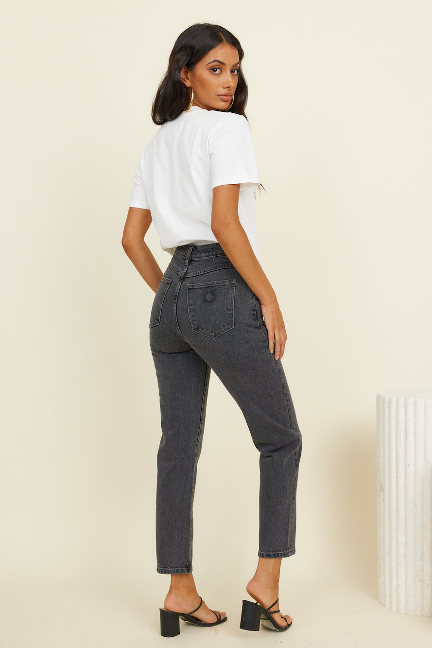 ABRAND A94 High Slim Jean Erica Vintage Black-Seaa Fashion