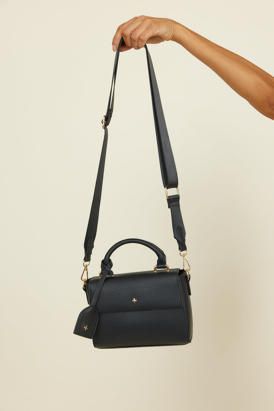 PETA + JAIN Hadid Bag Black Pebble-Seaa Fashion
