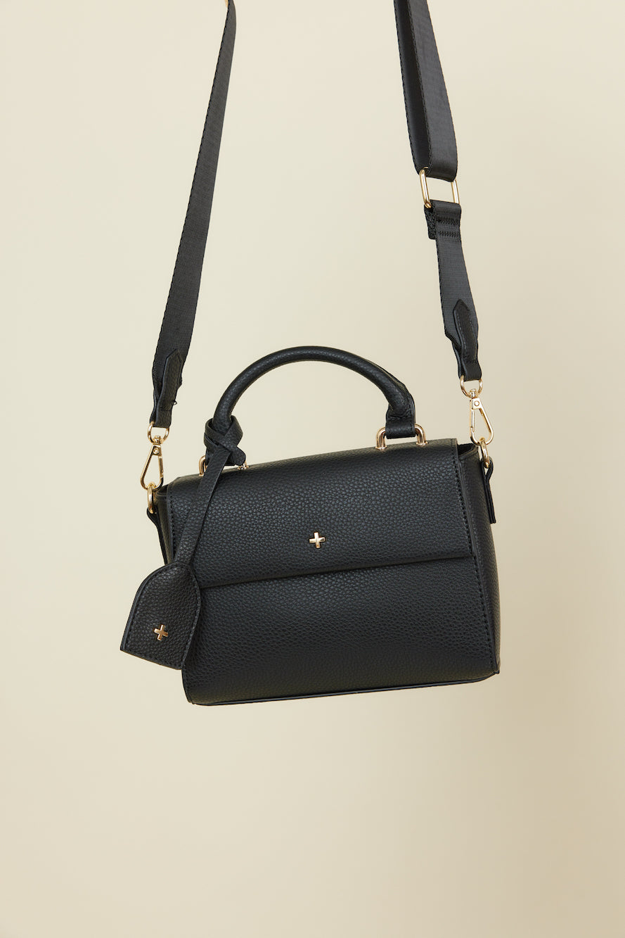 PETA + JAIN Hadid Bag Black Pebble-Seaa Fashion
