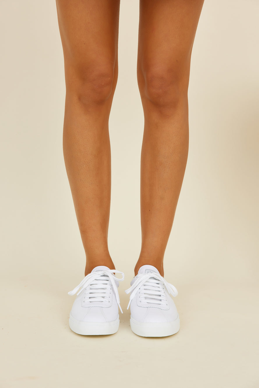 SUPERGA 2843 Club S Comfort Leather Sneakers White-Seaa Fashion