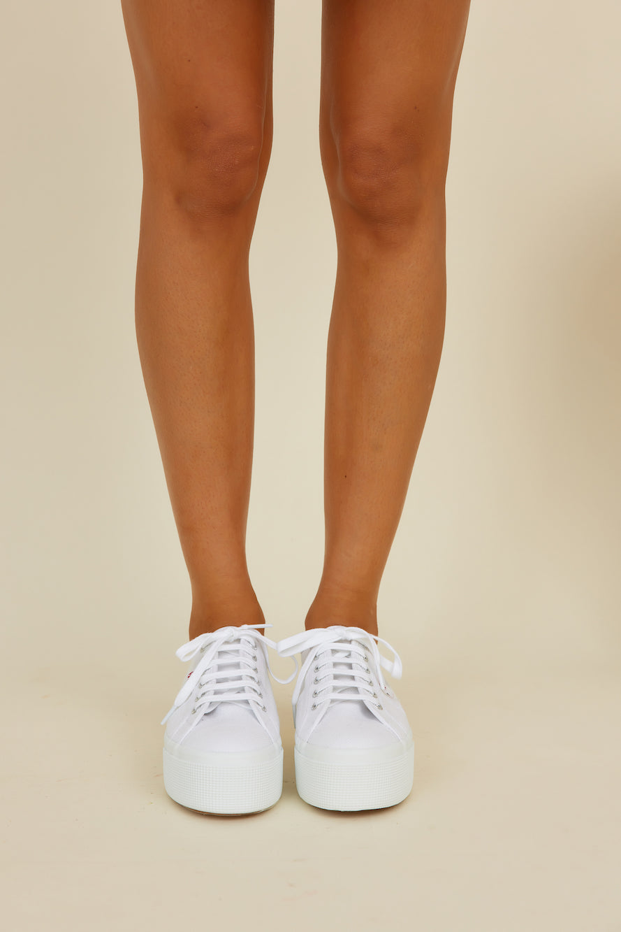 SUPERGA 2790 COTW Linea Up And Down Sneakers White-Seaa Fashion