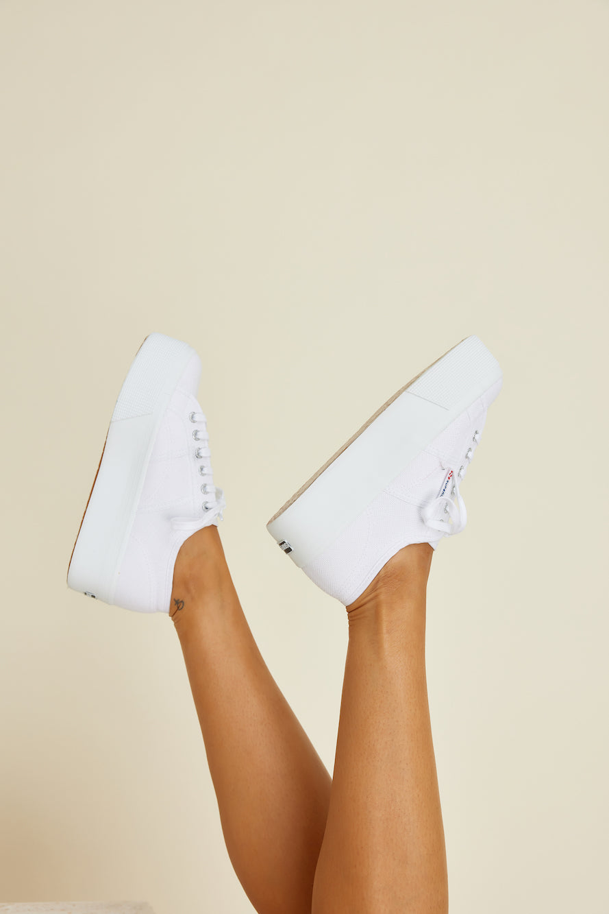 SUPERGA 2790 COTW Linea Up And Down Sneakers White-Seaa Fashion