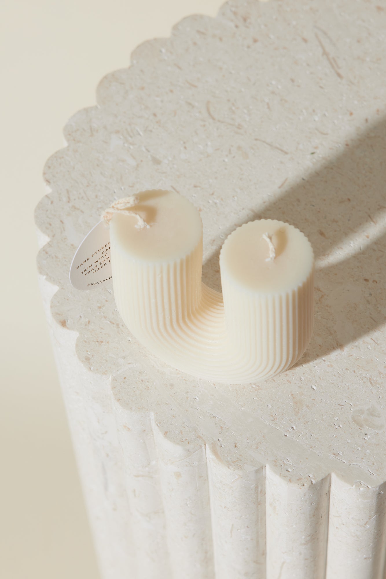 SUMMER & SPADE Ryder Candle White-Seaa Fashion